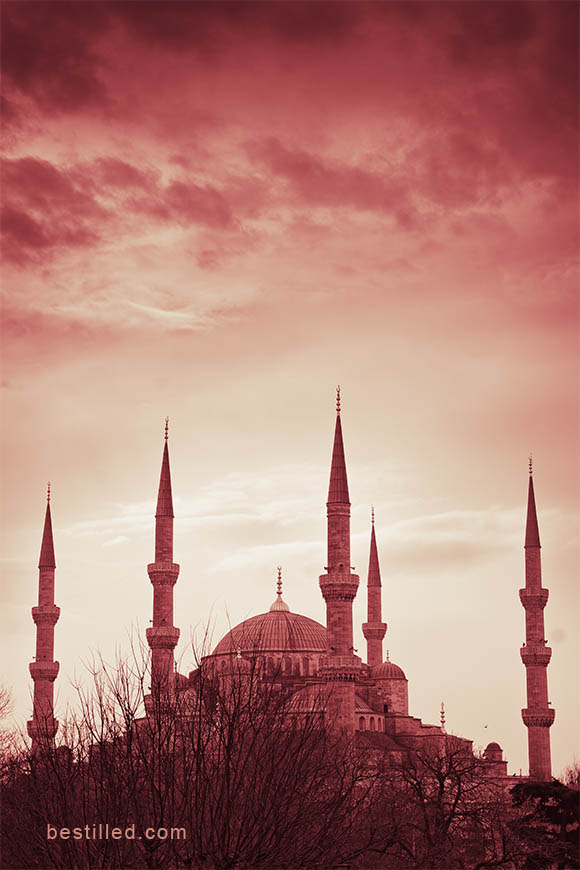 Art photograph of a mosque, Istanbul, by Joseph Westrupp.