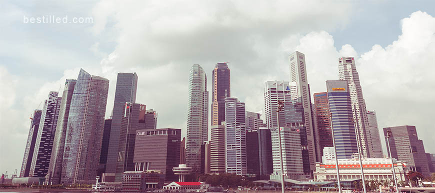 Singapore cityscape, art photo by Joseph Westrupp.